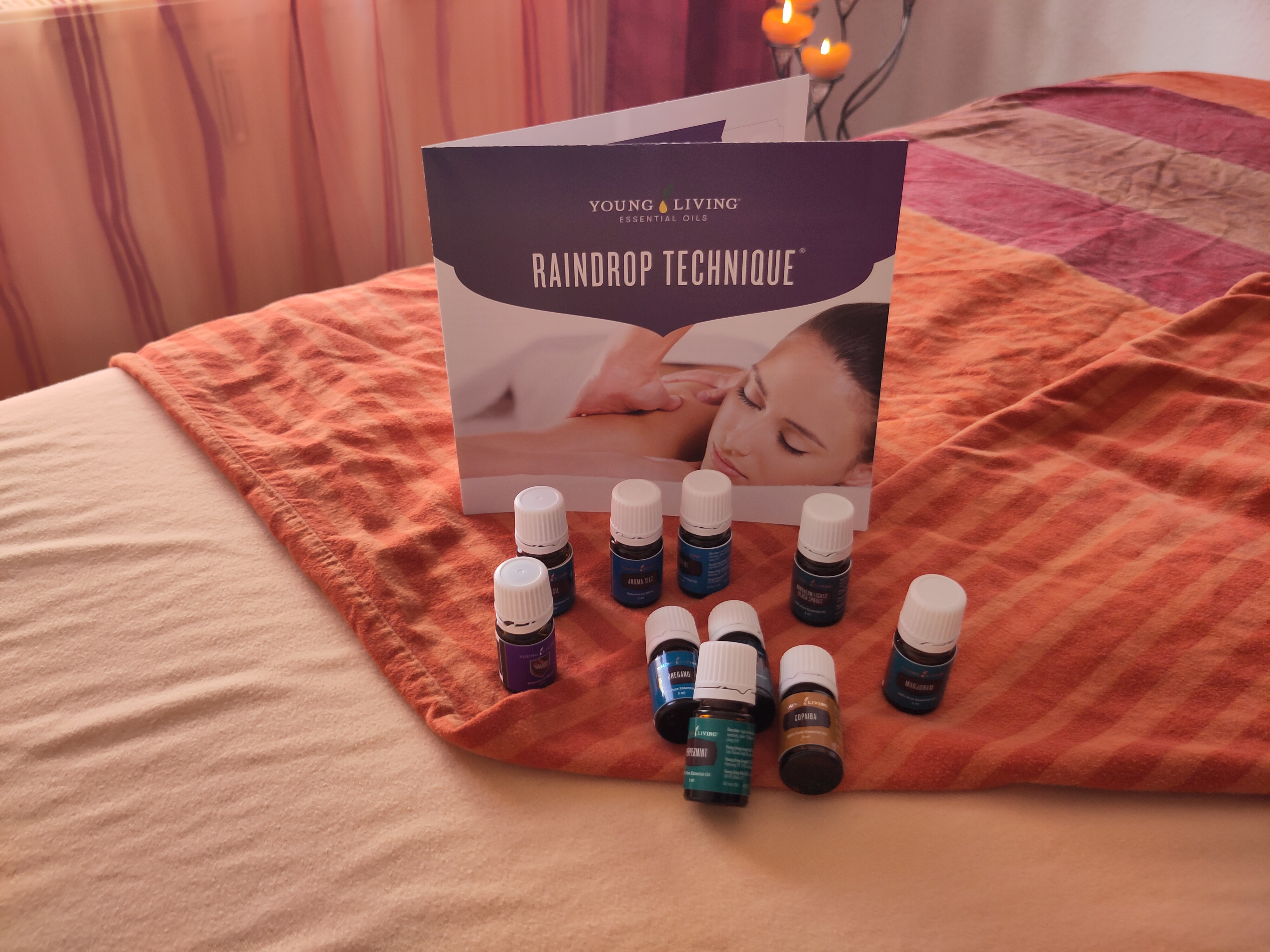 Raindrop Massage – hochwertige ätherische Öle für eine sanfte Rückenbehandlung